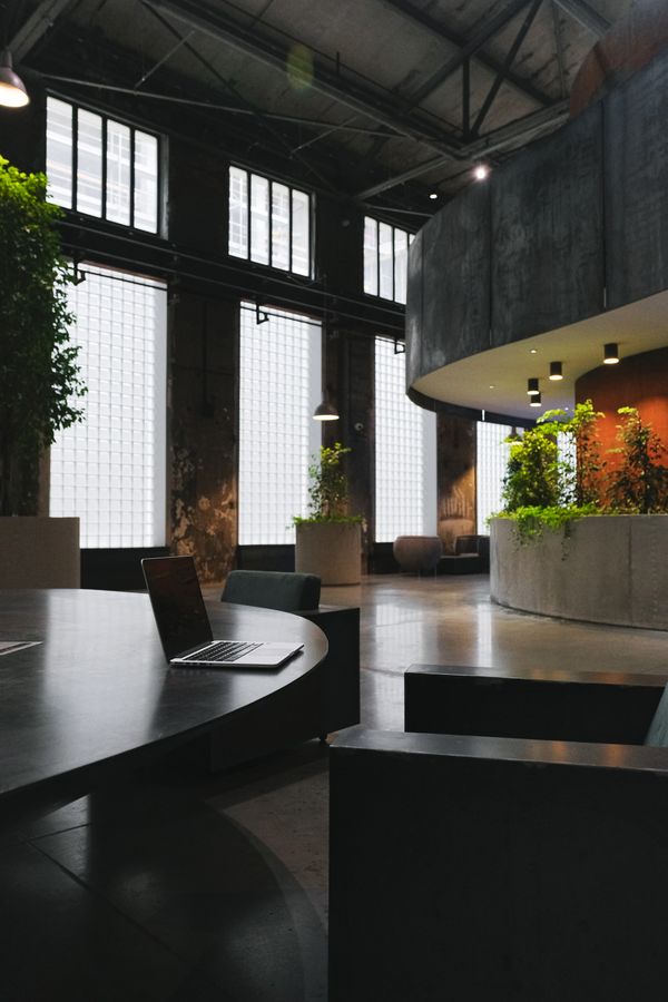 A contemporary office interior — photo by Anna Shvets on Pexels