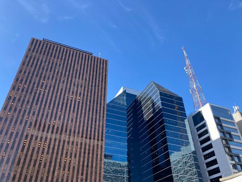 Free Skyscrapers in Downtown Stock Photo