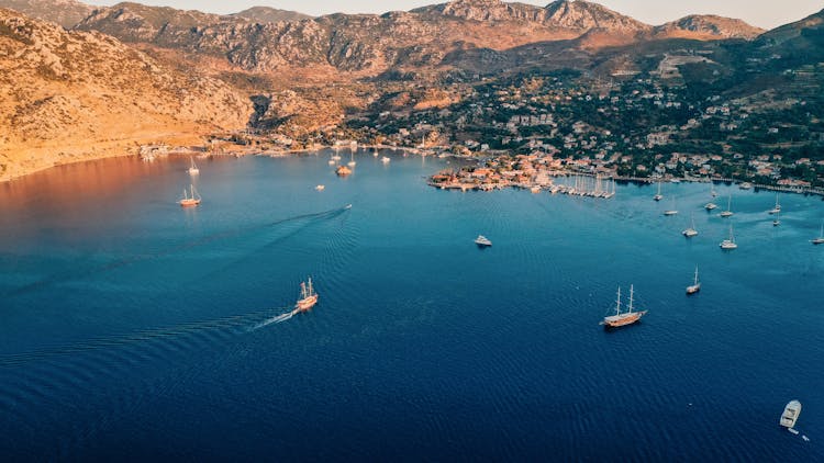 Boats In Bay