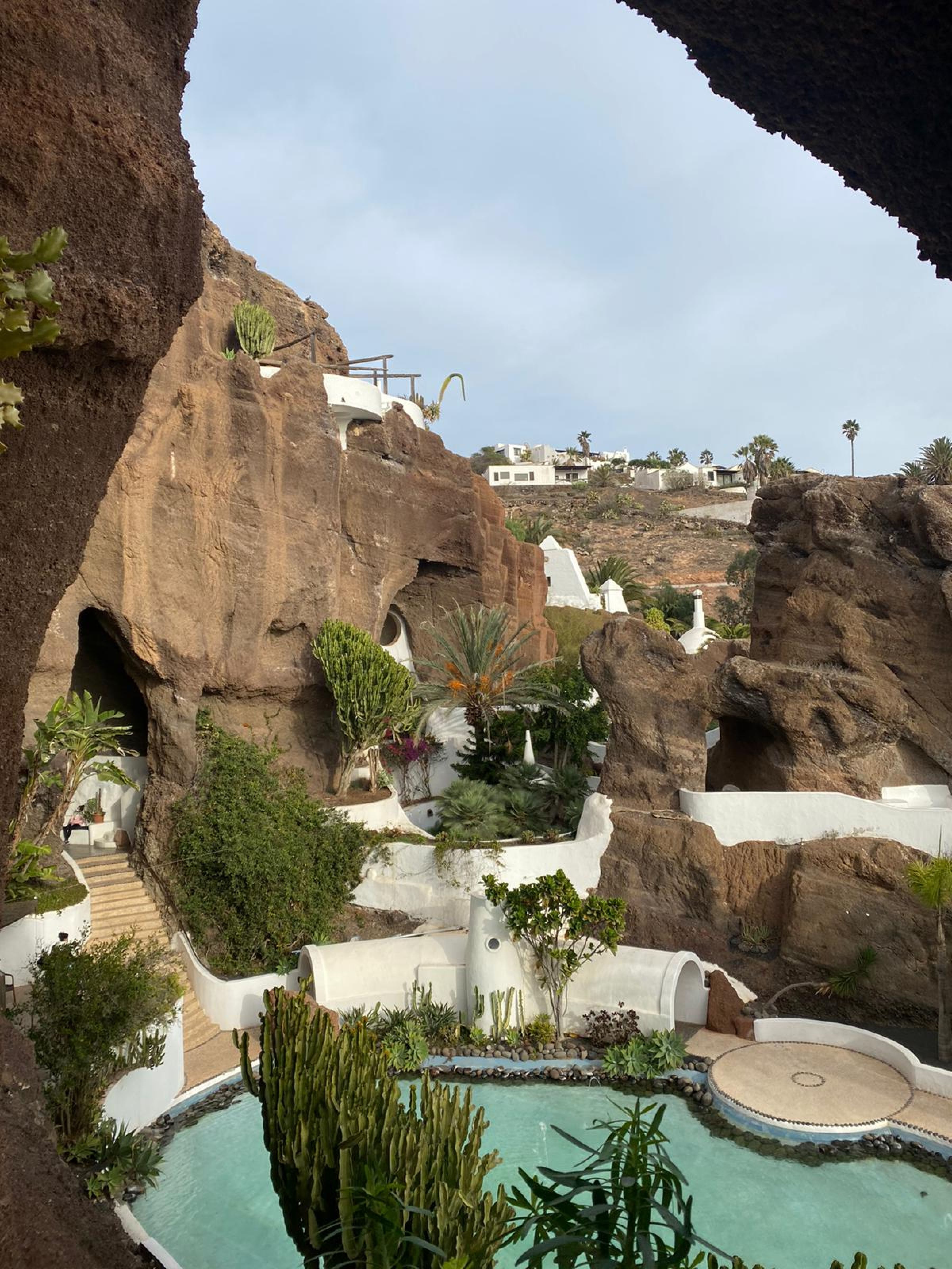 Tourist Resort in Rock Formation · Free Stock Photo
