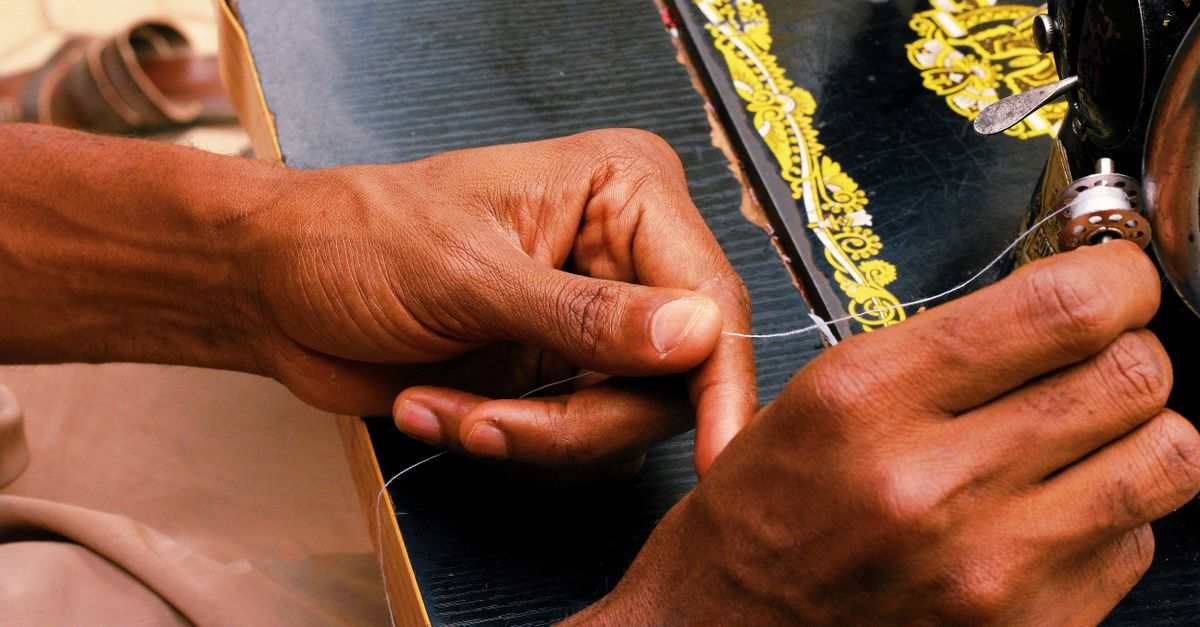 Man Hands Holding Thread · Free Stock Photo