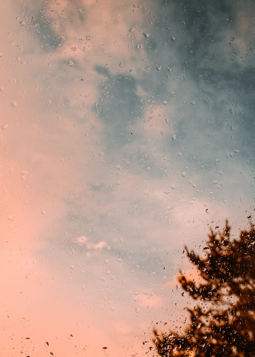 Water Droplets on the Glass 