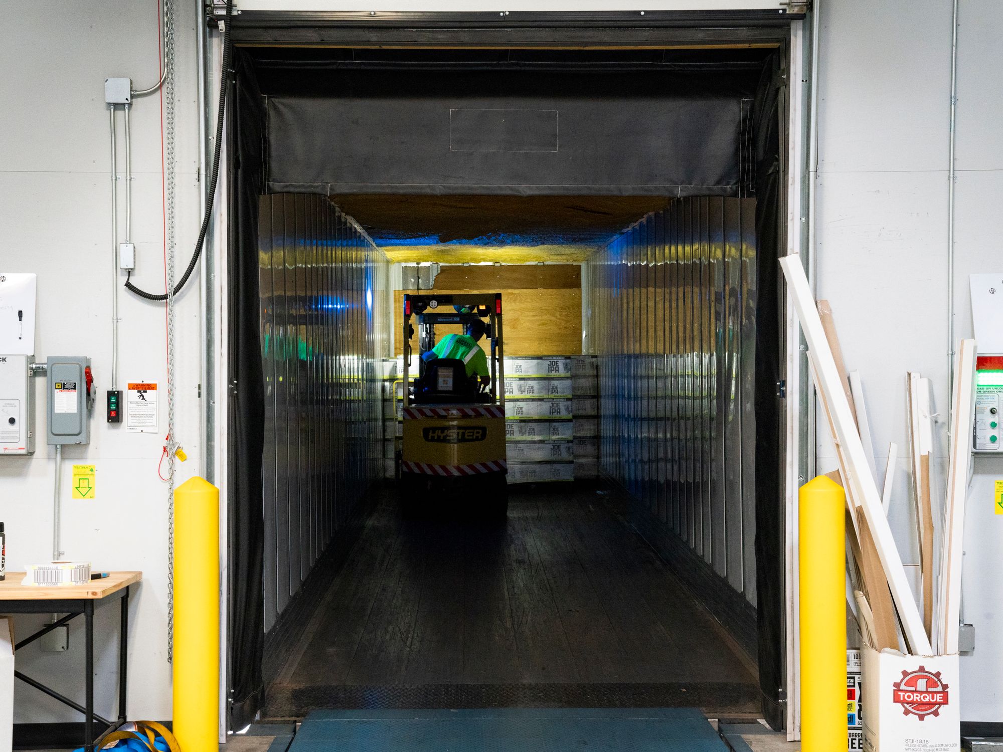 Storage Transport in Harold Park, East London — belongings being loaded for transport to storage