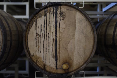 Brown Wooden Barrel