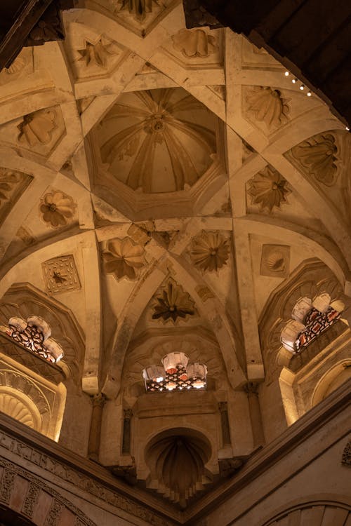 インテリア, コルドバ, コルドバのモスク大聖堂の無料の写真素材