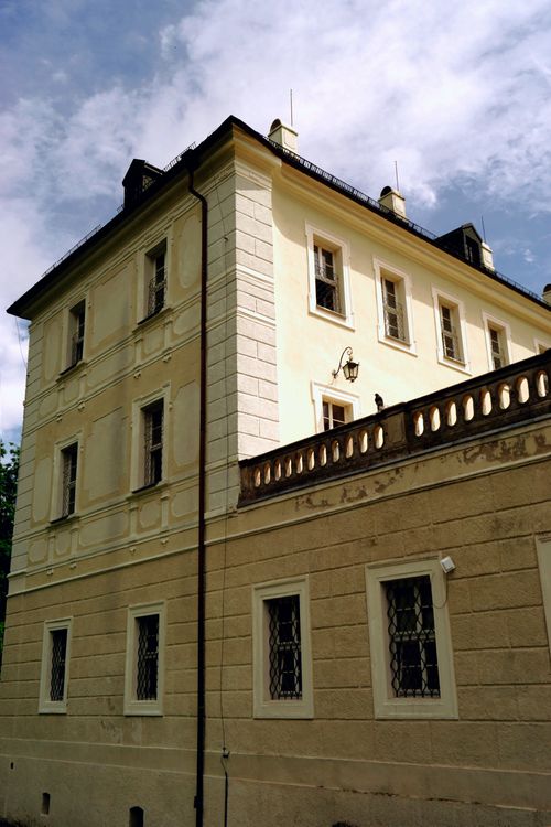 Free Elegant historic building in Zabór, Poland showcasing classic architecture and intricate facade details. Stock Photo