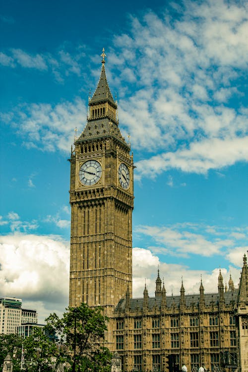 倫敦, 倫敦大笨鐘, 垂直拍摄 的 免费素材图片