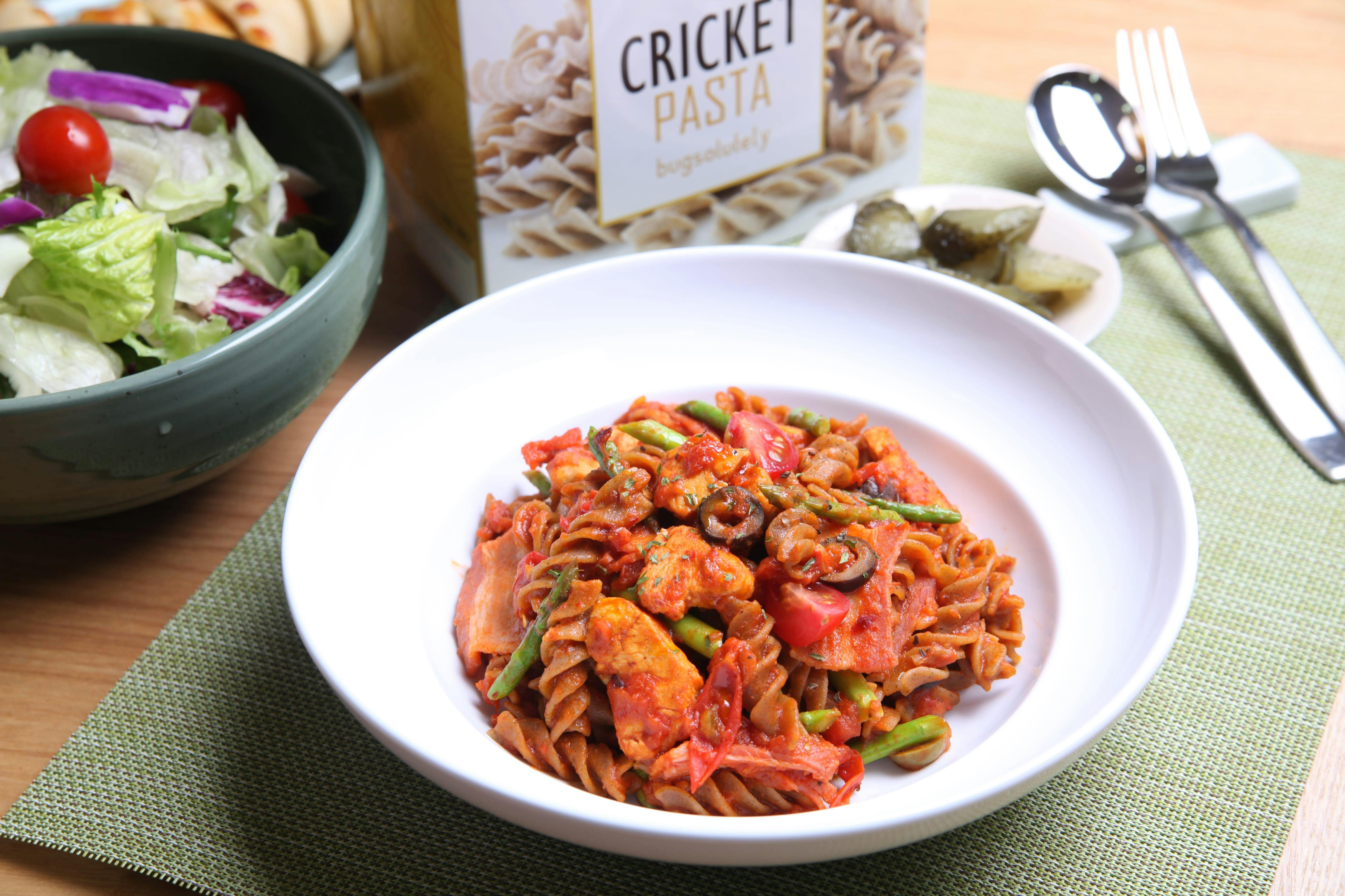 Free stock photo of cricket, cricket pasta, edible insects