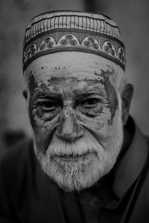 Elderly Man with Hat