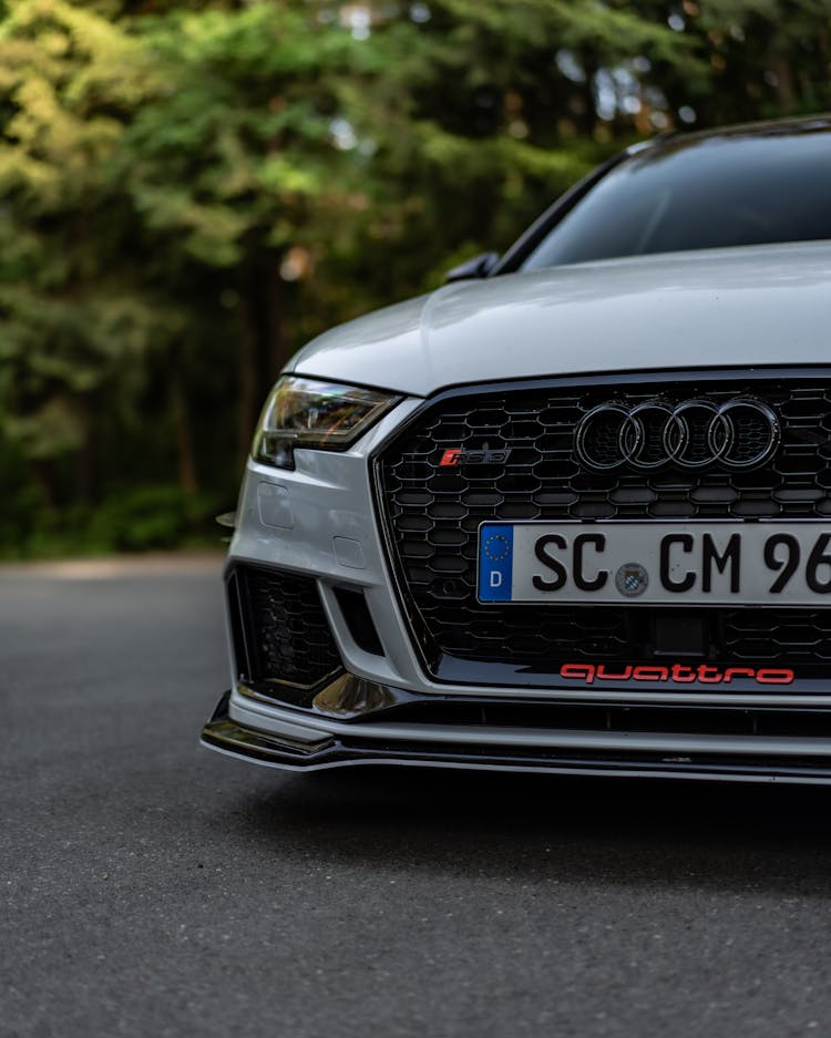 Close-up Shot Of Audi Rs3 