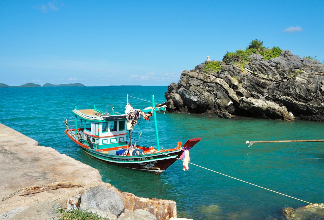 Foto profissional grátis de barco, barco de pesca