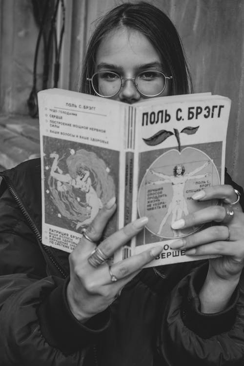 A Woman holding a Book