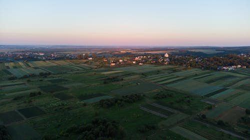 Fotobanka s bezplatnými fotkami na tému dedinský, hracie polia, letecké snímkovanie