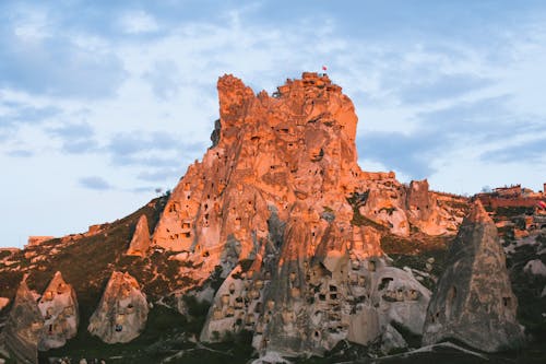 Základová fotografie zdarma na téma hora, hrad, hrad uchisar