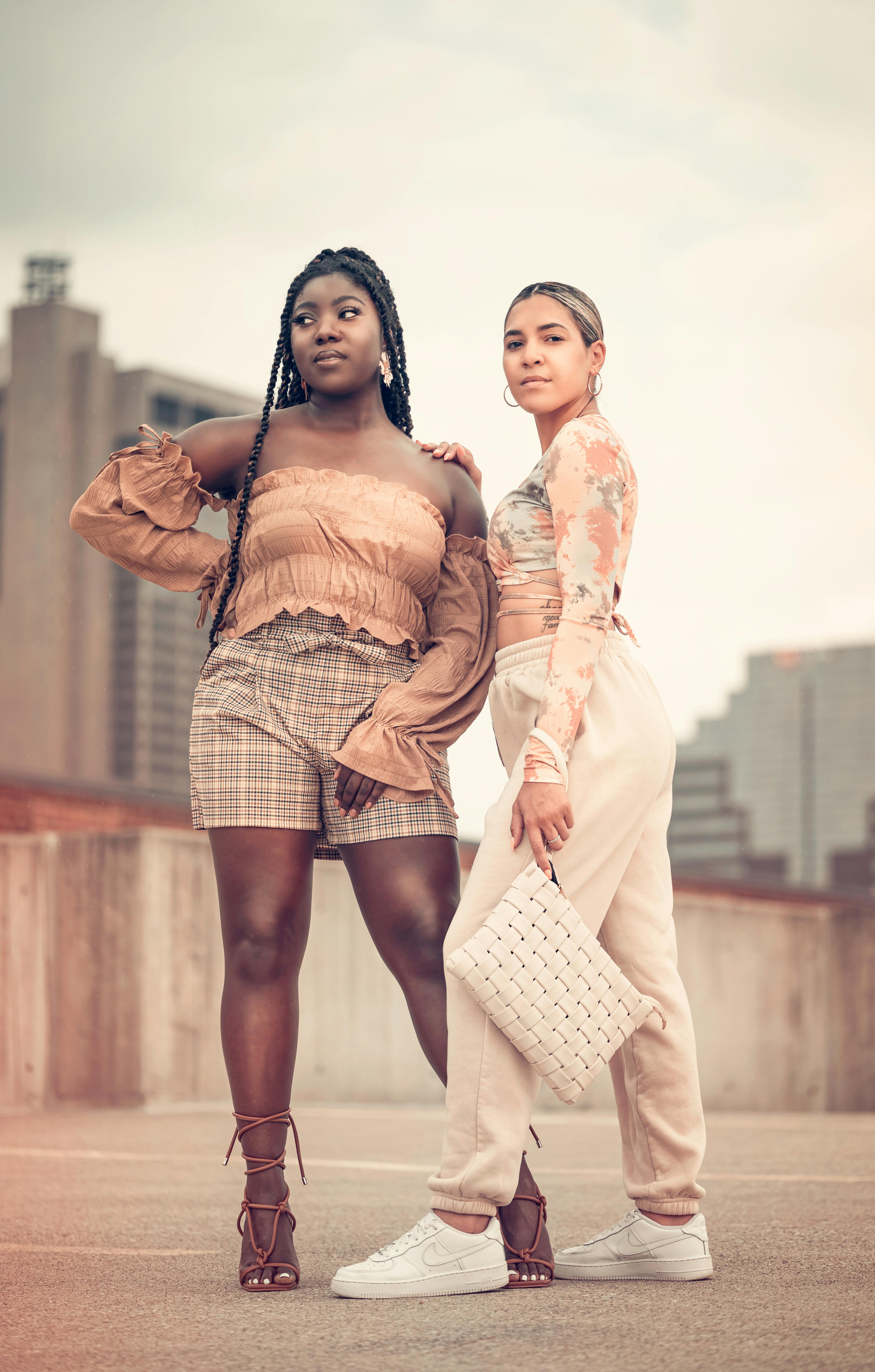 Fashion Portrait of Two Friends Posing. Modern Lifestyle.two Stylish  Hipster Girls Best Friends Ready for Party Stock Image - Image of fashion,  people: 92178221