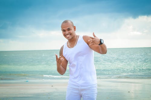 Photo of Man on Seashore