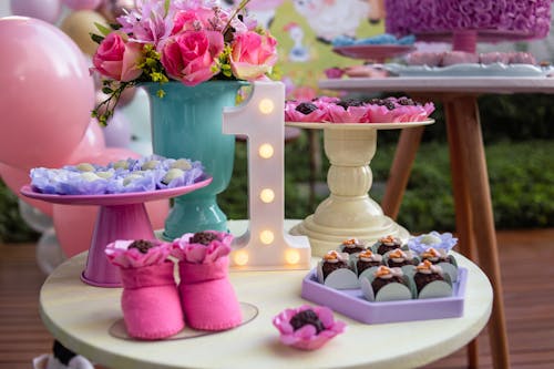 Free Cupcakes on the Table Stock Photo