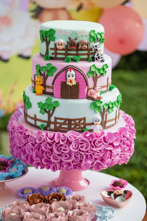 Gratis stockfoto met boerderij, cake met lagen, decoratie