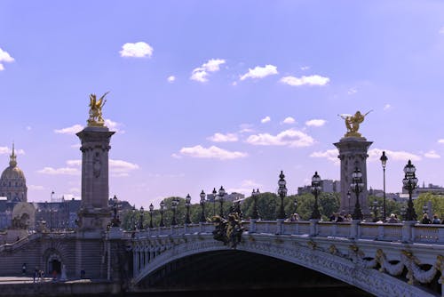 Δωρεάν στοκ φωτογραφιών με pont alexandre iii, αγάλματα, Γαλλία