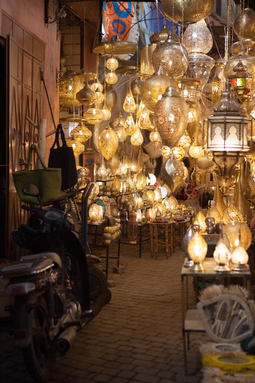 Free stock photo of light fixture, lights, marrakech Stock Photo