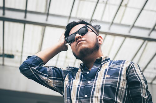 Man Wearing Sunglasses