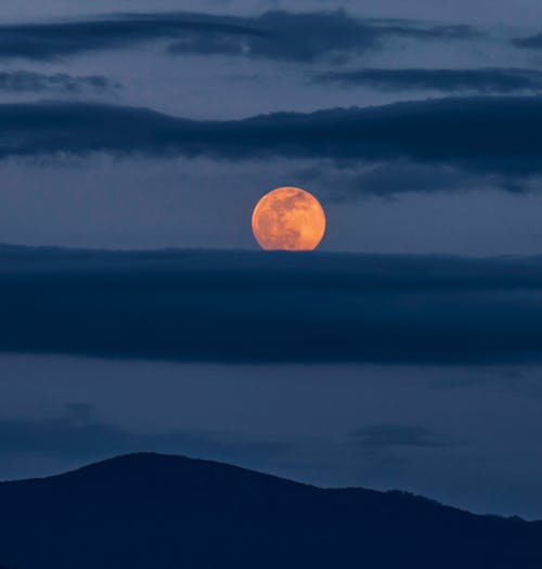 Imagine de stoc gratuită din amurg, cer, fotografie de lună