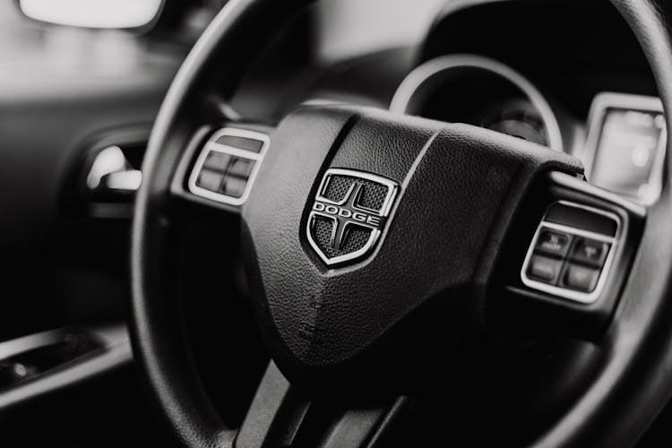 Dodge Logo On Steering Wheel