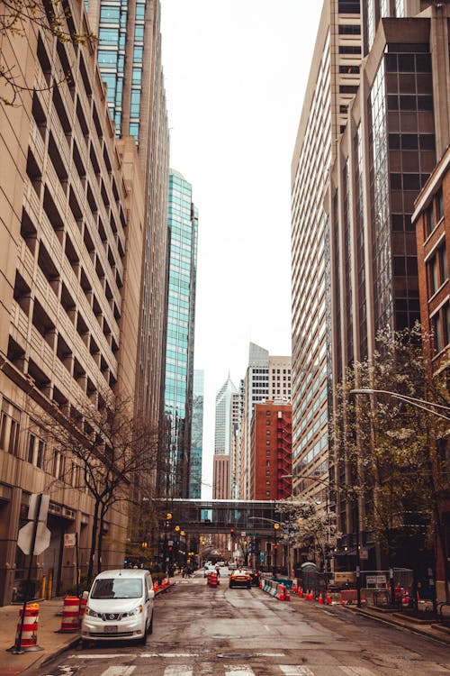 Základová fotografie zdarma na téma auto, chicago, kancelářská budova