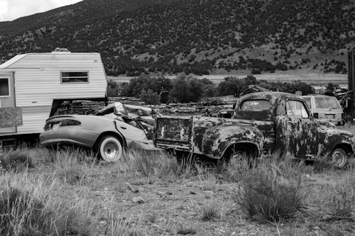 Darmowe zdjęcie z galerii z opuszczony, pickup, pojazdy