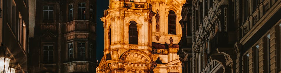 High-rise Buildings at Nighttime