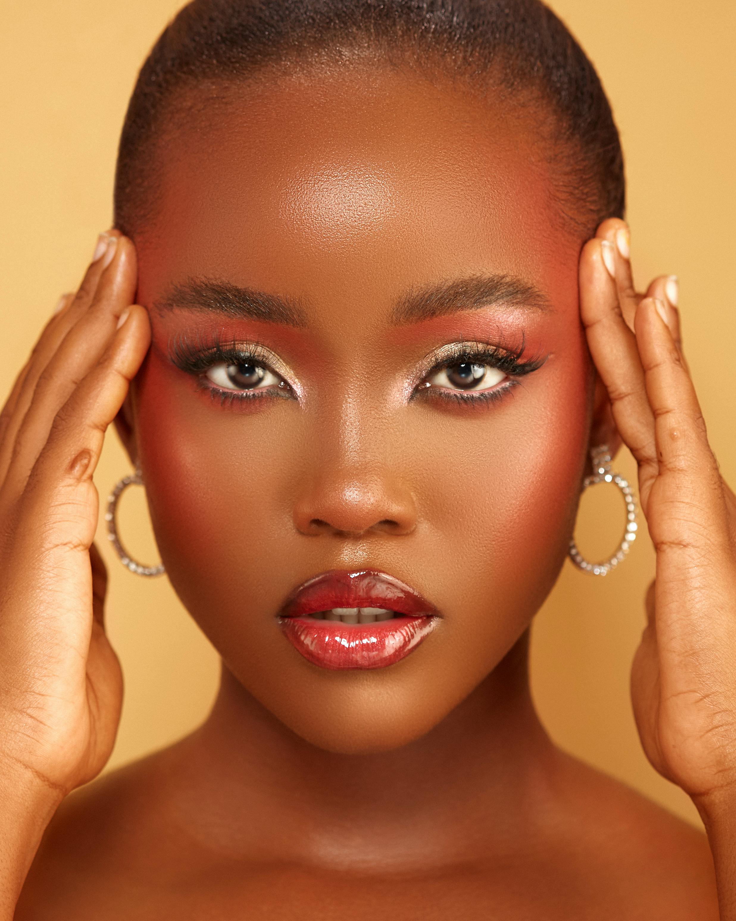 portrait of pretty african american young woman