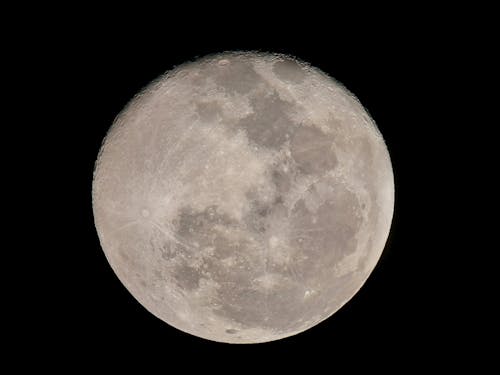 Foto stok gratis bulan, bulan purnama, latar belakang bulan