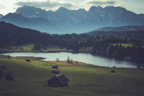 Beautiful Landscape of a Mountain Lake 