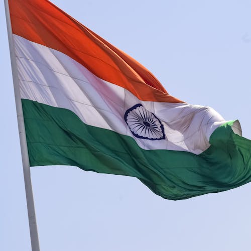 Free Flag of India Stock Photo