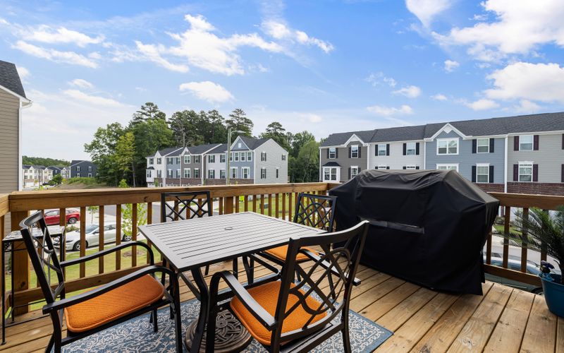 Deck and patio