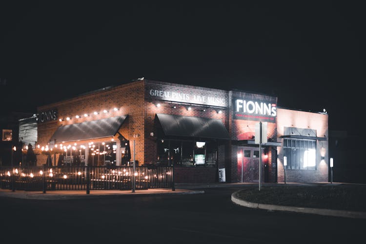 Club Building At Night