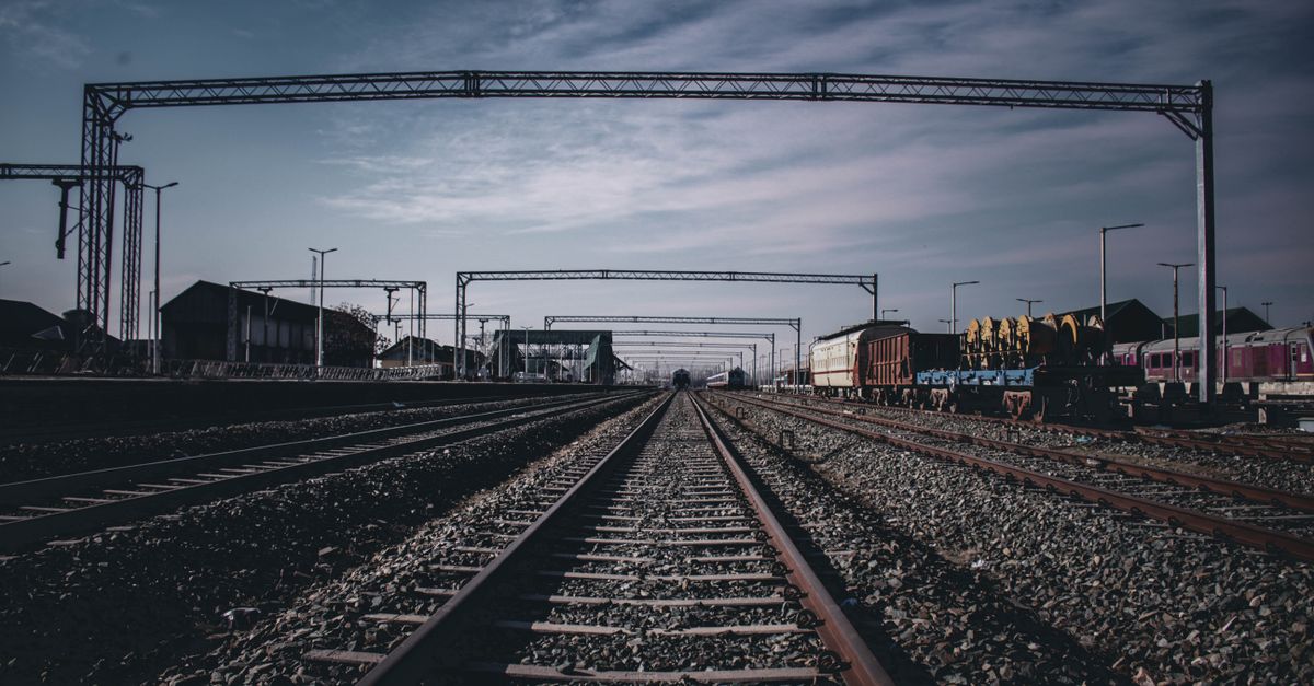 Empty Rails An Empty Railway · Free Stock Photo