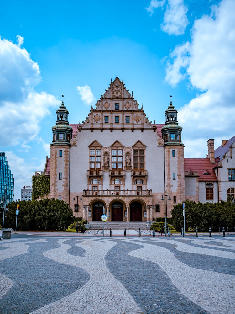 Symmetrical View Of A Baroque Townhouse 