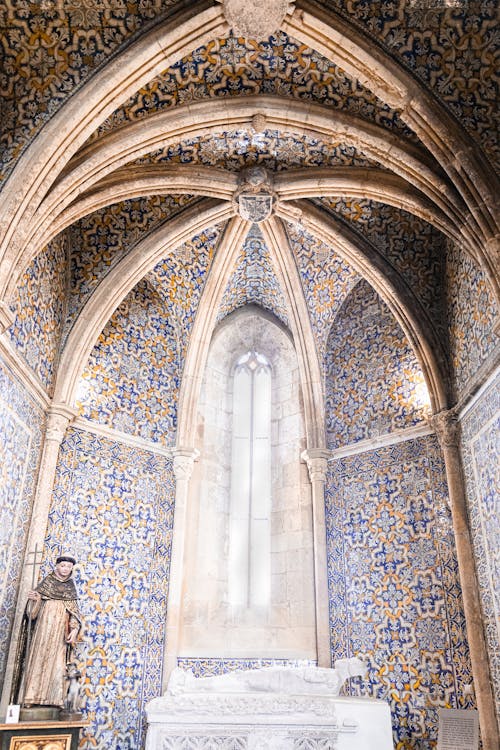 Interior of Catedral de Faro in Faro, Algarve, Portugal