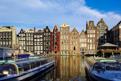 Бесплатное стоковое фото с Амстердам, вода, здания