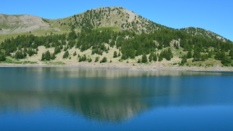 Mountains And Lake