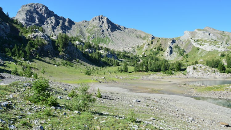 River In Mountains