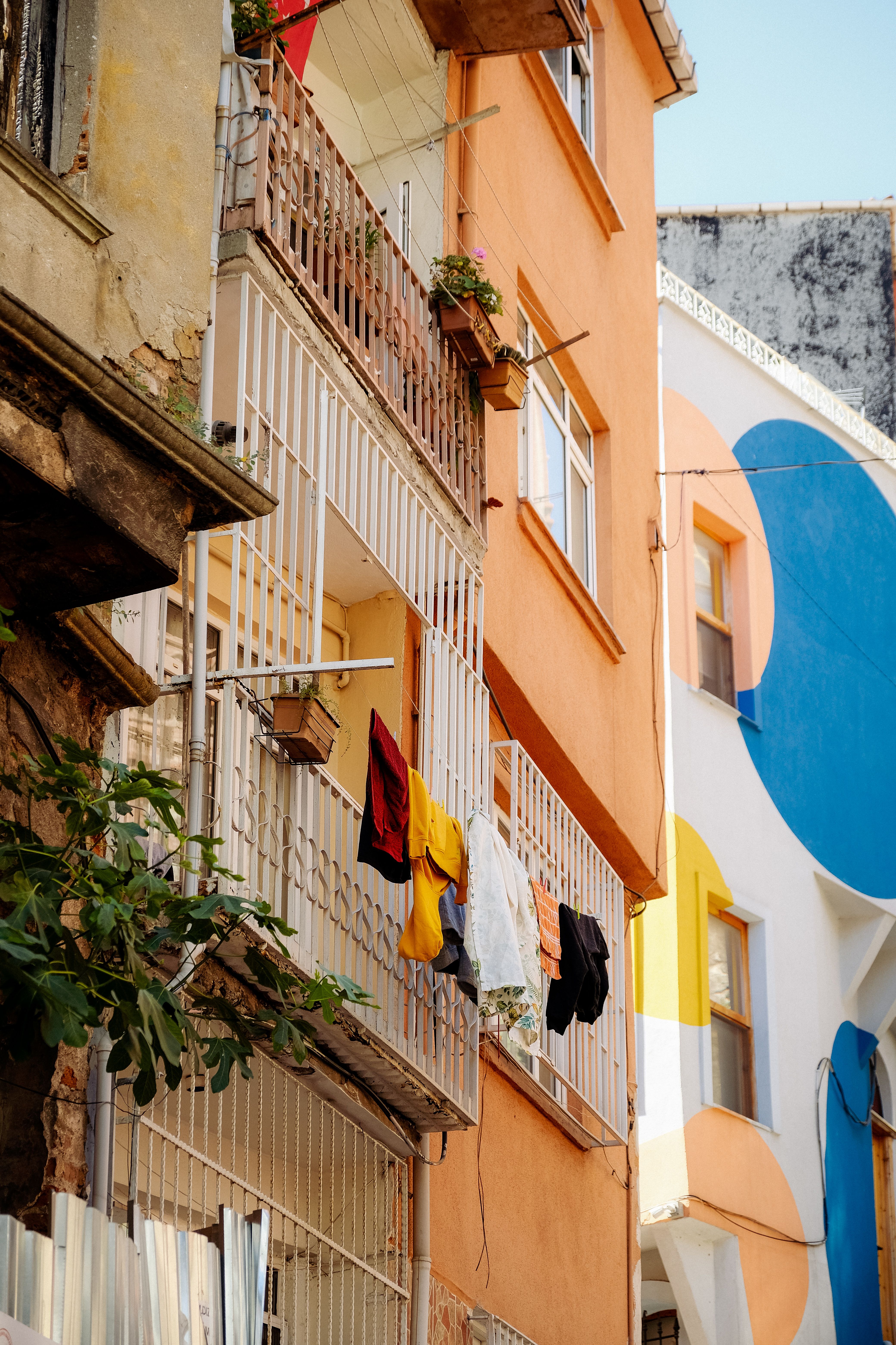 Balconies at an Apartment Building · Free Stock Photo