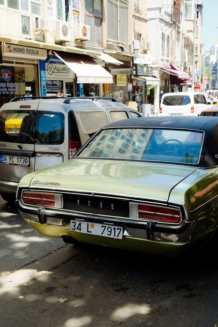 A Car In A City