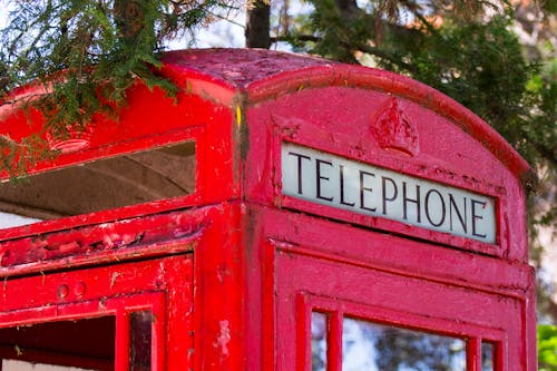 Free stock photo of london, red, telephone