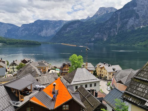 Houses near a Lake