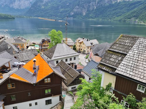 Gratis arkivbilde med hallstatt, hallstatter se, hus