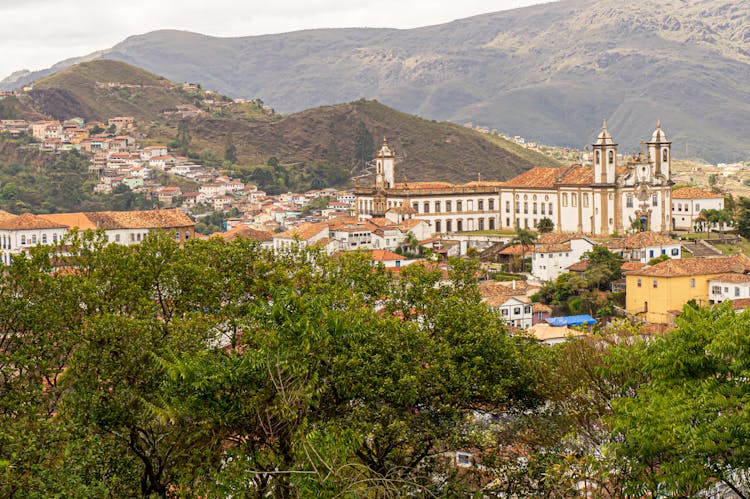 Aerial View Of Ouro Preto