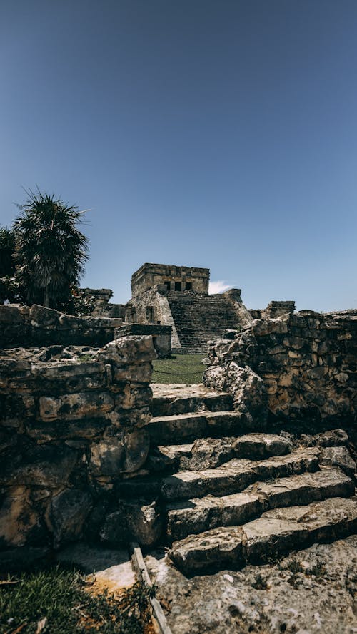 Kostnadsfri bild av arkeologisk utgrävning, arkitektur, el castillo
