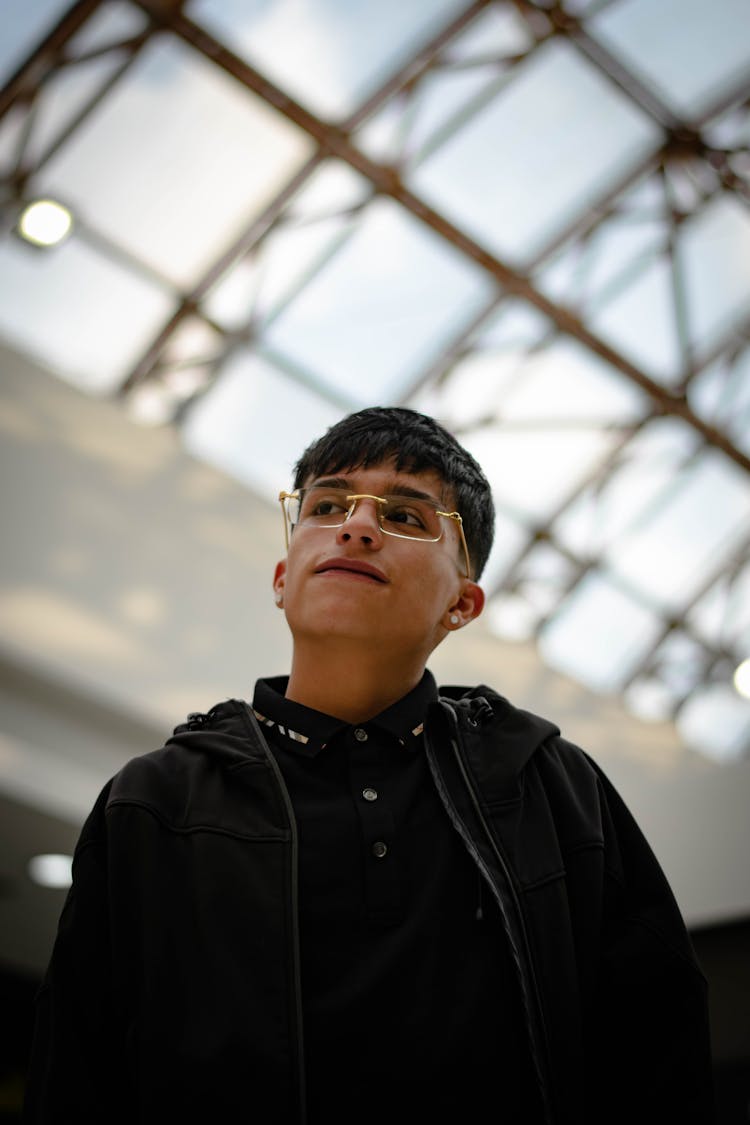 Young Man In Glasses